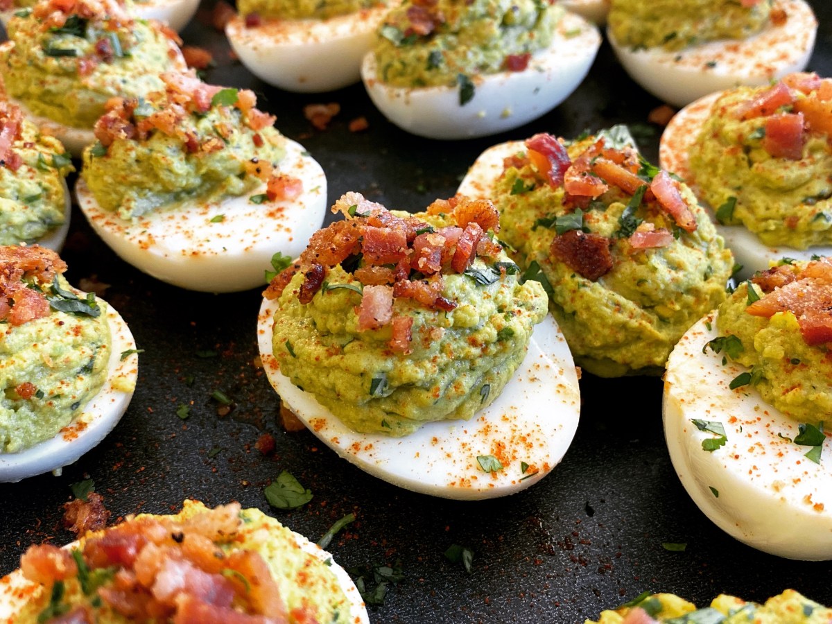 Bacon Guacamole Deviled&nbsp;Eggs